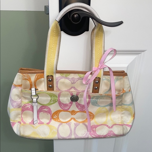 Coach Multicolor Patterned Women's Travel Bag - Picture 1 of 1
